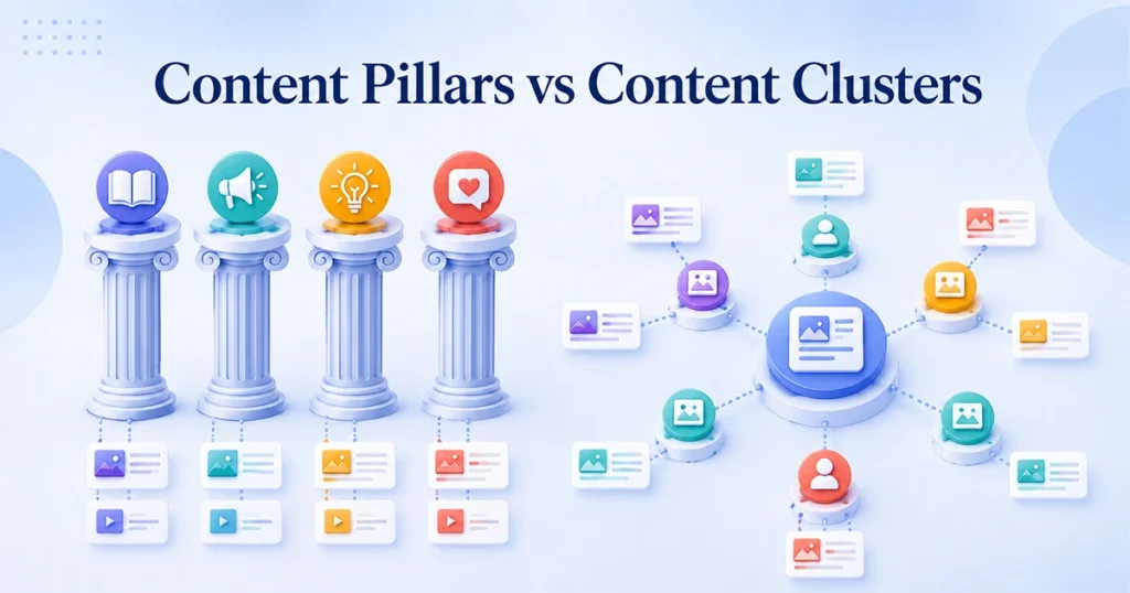 Content Pillars vs Content Clusters
